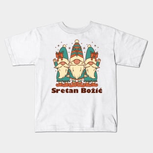 Merry Christmas in Croatian Kids T-Shirt